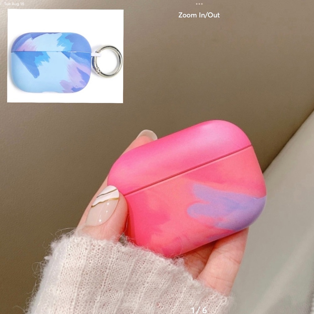 MERKURY INNOVATIONS Color Splash Airpods Pro Case Hard Shell Color: Pink